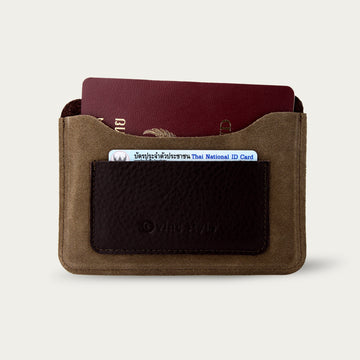 ซองใส่สมุดพาสปอร์ต หนังสือเดินทาง หนังแท้ รุ่น Secondo Passport Case